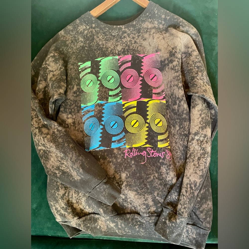 Vintage Rolling Stones 1989 Tour Sweatshirt – Steel Wheels x Budweiser